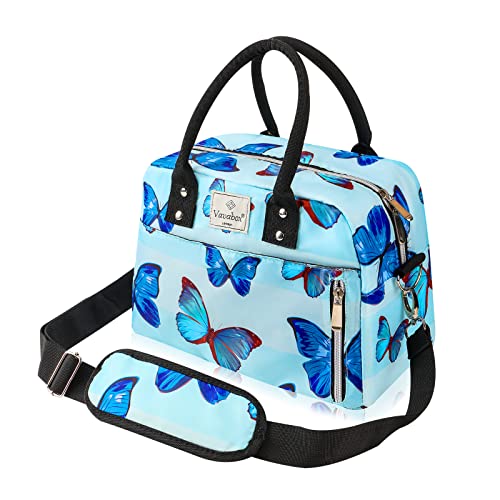 Vavabox Lunch Box For Women Insulated Lunch Bag With Carry Handle With Removable Shoulder Strap & Carry Handle,Leak Proof Reusable Lunch Bags, Women Lunch Organizer Box For Adults(Butterfly) #TOP3