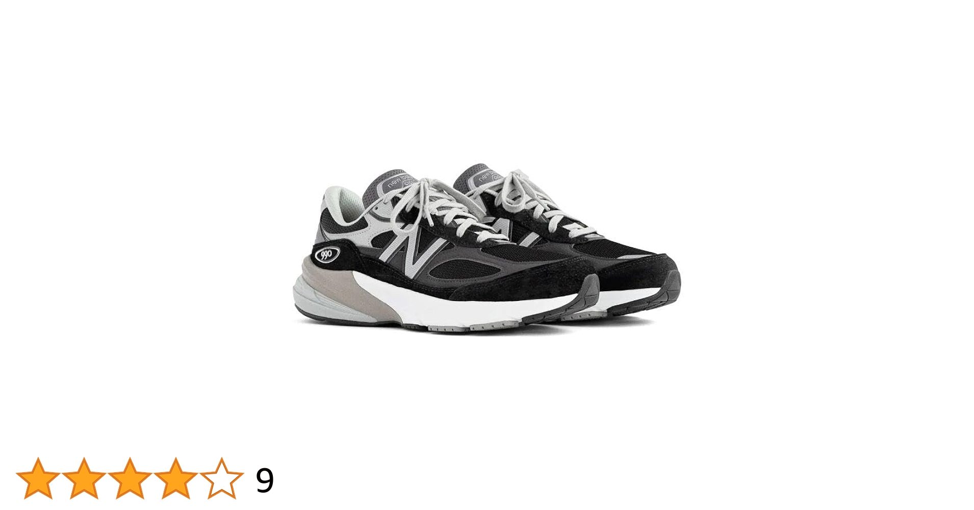 M990BK6 990v6 27cm US9 D ブラック 旧ロゴ Amazon | [ニューバランス] M990 V6 BLACK MADE IN USA 990V6