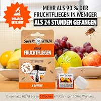 Super Ninja Fruchtfliegenfalle & Gelbtafeln Combo, 2+10 Fallen – Ansicht 3