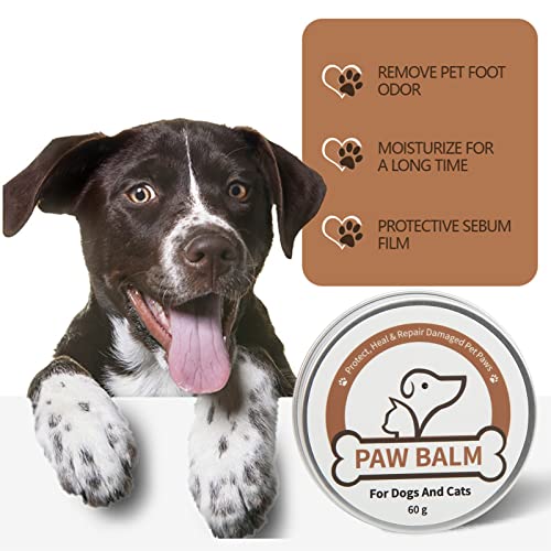 GLOGLOW Bálsamo de proteção para almofadas de patas, cura e repara e hidrata narizes secos e patas B