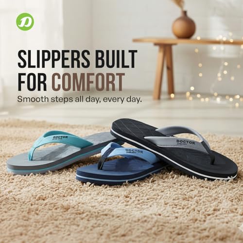 Image of DOCTOR EXTRA SOFT House Slipper for Women's Care Durable | Orthopaedic & Diabetic | Lightweight| Comfortable Footbed |Slippers for Girls & Ladies Daily Use D-05