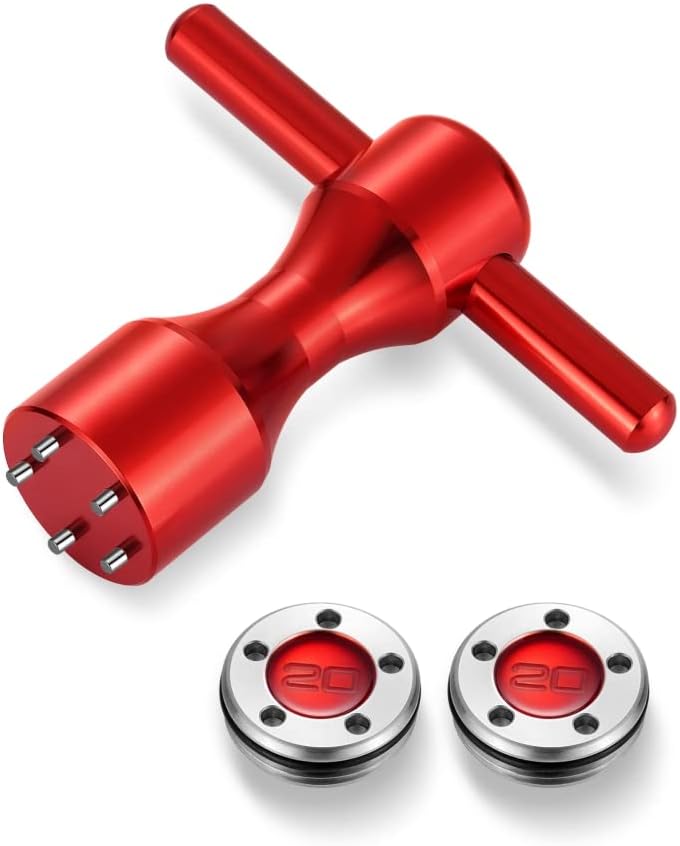 Golf Putter Weights 2pcs 5g/10g/15g/20g/25g/30g/35g/40g/45g with Red Wrench Kit Replace for Scotty Cameron Putters