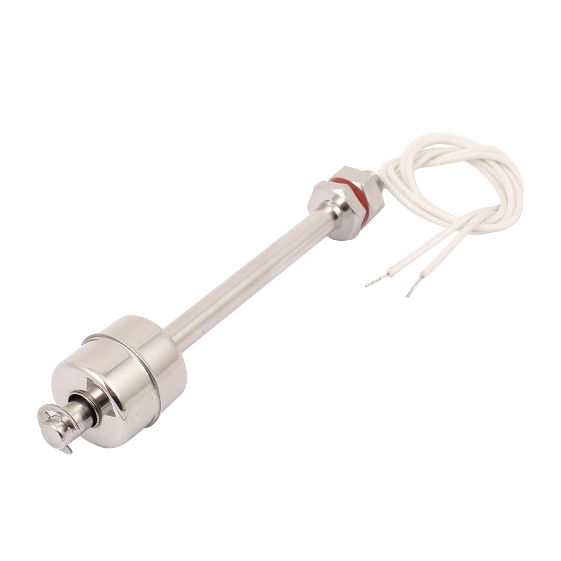 Sourcingmap Stainless Steel Float Switch for Water Pump Tank Swim Pool Garden Pond Liquid Water Level Sensor M11 150mm Length