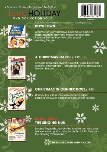 Warner Brothers Classic Holiday Collection, Vol. 1 (Boys Town / A Christmas Carol [1938] / Christmas in Connecticut / The Singing Nun) [DVD]