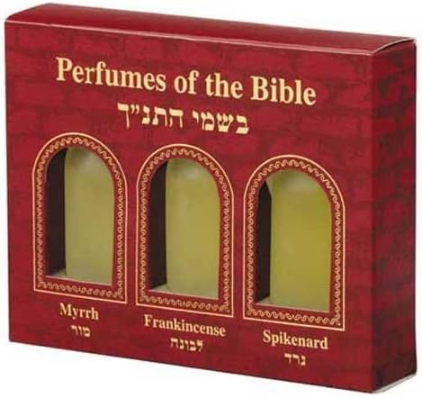 The Original Perfumes of the Bible - red box of Biblical Perfumed Oils