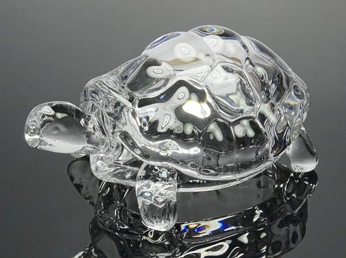 Image of Crystal Glass Turtle-Tortoise for FENG Shui and VASTU
