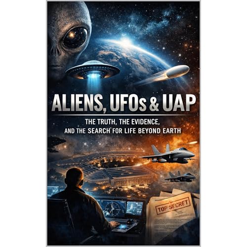 ALIENS, UFOs & UAP: The Truth, the Evidence, and the Search for Life Beyond Earth Audiolibro Por Frederick Amakom arte de