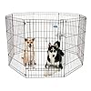 Petmate-8-Panels-Exercise-Pen-with-Step-Through-Door Exercise Pen with Step Through Door