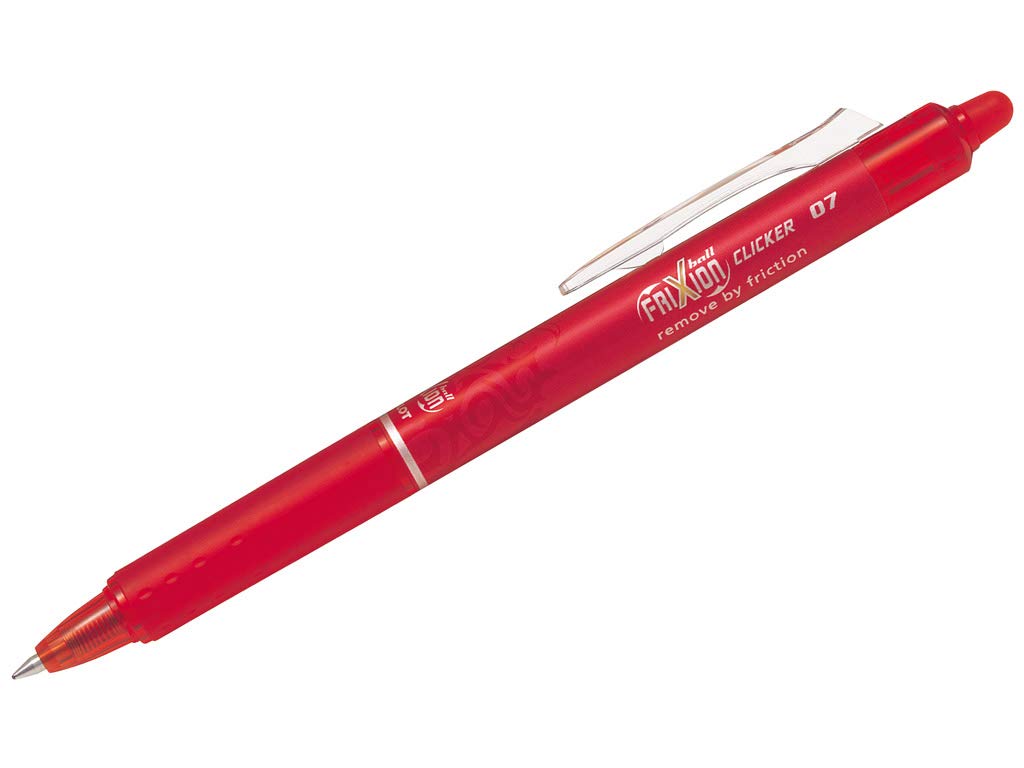 Pilot Frixion Clicker Erasable Pen, Red