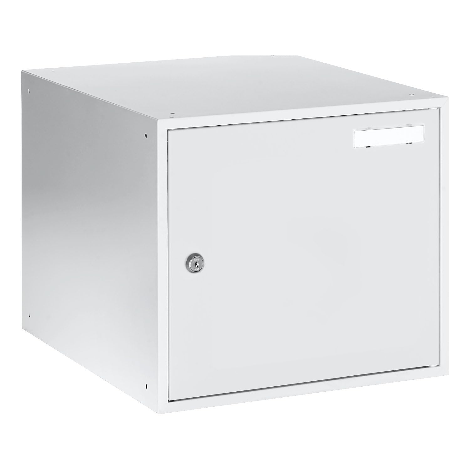 EUROKRAFT basic | Armadietto con serratura | antibatterico | alt x largh x prof 350 x 400 x 450 mm | grigio chiaro RAL 7035