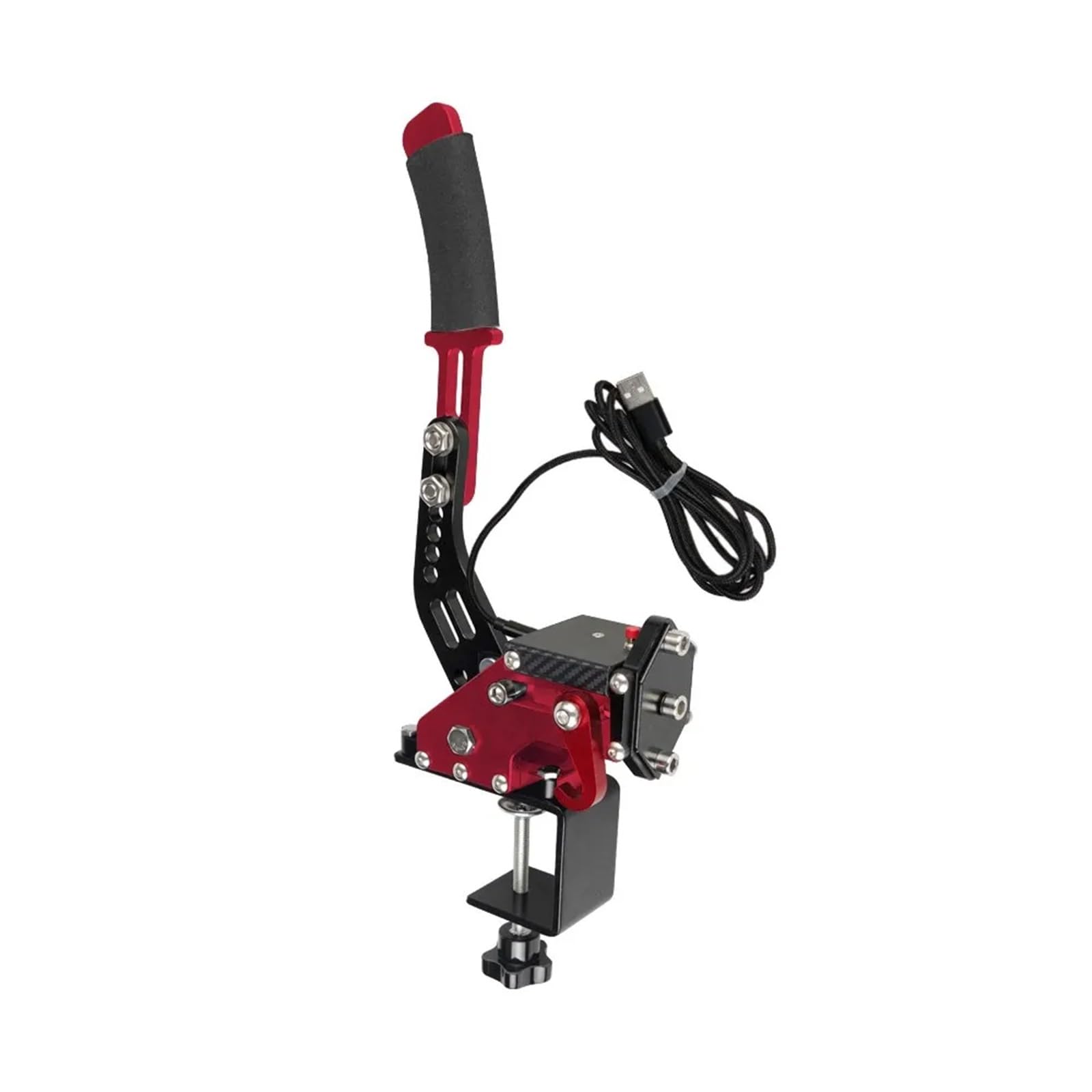 Gra wyścigowa USB Handbrake SIM i uchwyt mocujący do PS4/PS5 do Logitech G29 PC Wszystkie kierownice dostępne(Red)