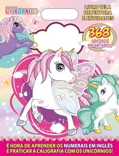 Floresta Encantada Livro Tela de Pintura e Atividades: