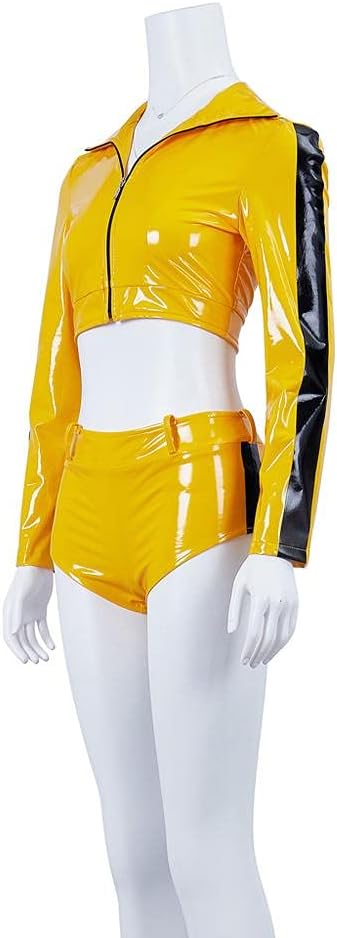 Kill Bill Costume Beatrix Kiddo The Bride Costume Cosplay Suit Sexy Kung Fu Outfit with Jacket Pants for Women