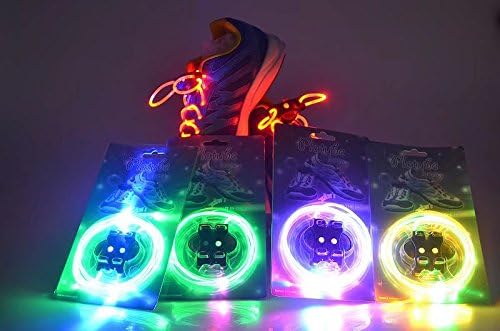 THEWAREHOUSEUKLTDWaterproof LED Shoelace-Quality Party Shoe Laces for Roller skates,Casual Shoes and Sports Shoes