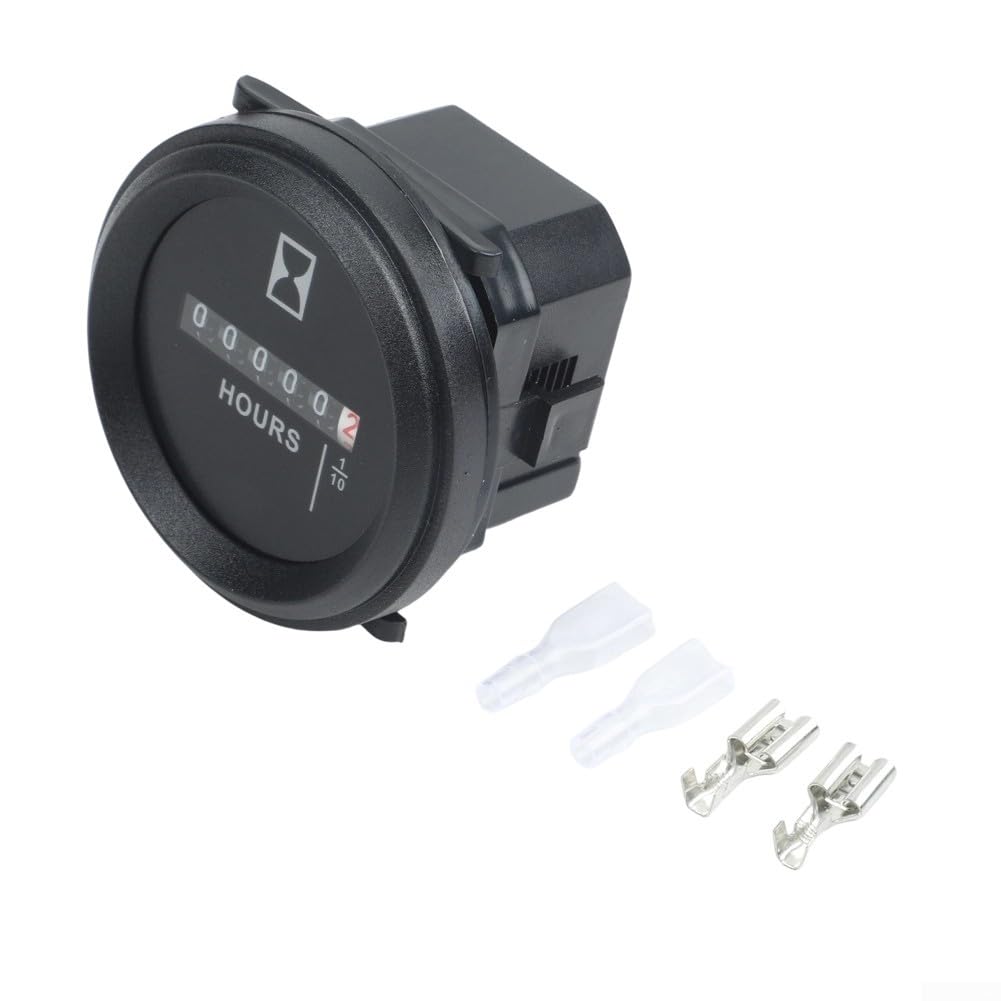 Digitaler Betriebsstundenzähler DC/AC 6-80V, IP65 Wasserdicht Quartz Timer