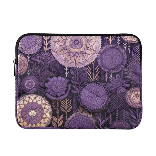 Funda para portátil 13-14 pulgadas impermeable morada