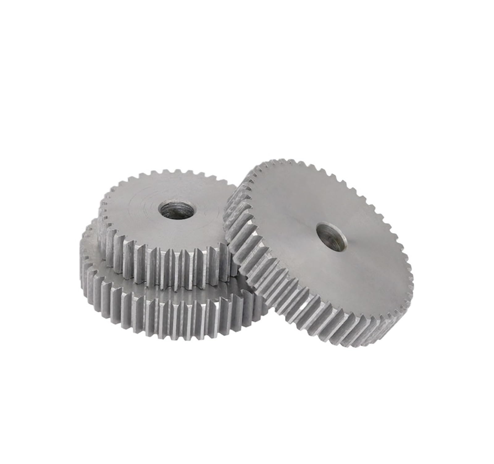 Bevel Gear Pinion Hardware Mechanical 1pcs Spur Gear 1M-41/42/43/44/45/46/47/48/49/50T Carbon Steel Cylindrical Gear for Transmission Parts(1M45T - Bore 8mm)