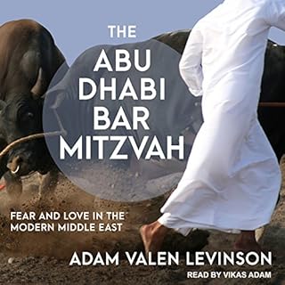 Diseño de la portada del título The Abu Dhabi Bar Mitzvah