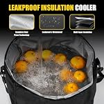 MIKKUPPA Trunk Organizer with Cooler - 100L Collapsible Car Organizer,Black - Image 6