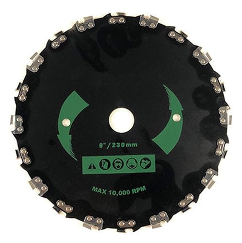 Cortador de cepillo de 9 pulgadas, motosierra, recortadora de dientes, hoja de carburo de repuesto, 10,000 RPM, 9 pulgadas, 20 dientes para
