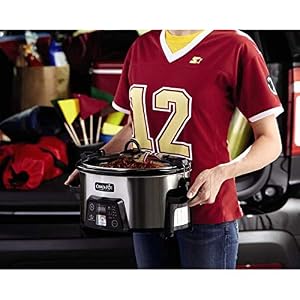 Crock Pot SCCPCTS605 S Cook Travel Serve 6 Quart Programmable Slow Cooker