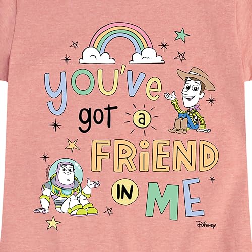 Disney - Toy Story 4 - You've Got A Friend in Me - Toddler & Youth Girls Short Sleeve Graphic T-Shirt3