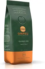 Orfeu Café Clássico em Grãos, 100% Arabica, Torra Média, 250 g