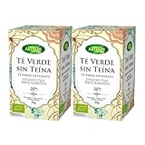 Pack 2x Té Verde Descafeinado Bio 20 Filtros | Artemis | Infusión Ecológica Suave y Natural | Sin Cafeína | Apto para Veganos