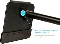 Vista 2 de El cepillo original para quitar nieve para automóvil, plegable para un almacenamiento cómodo, se extiende hasta 39 pulgadas, resistente y duradero