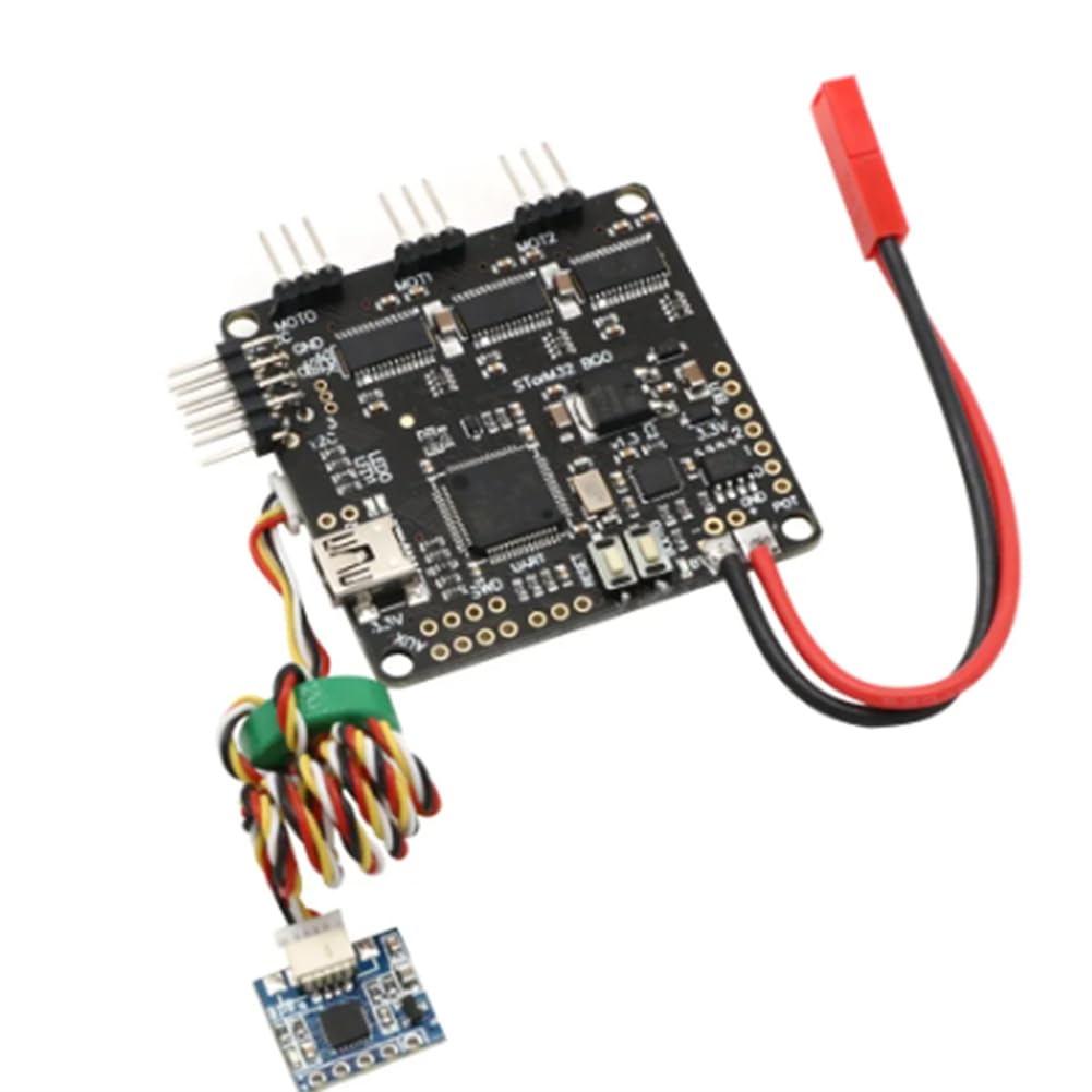 Lahdrhab 1 Piece Storm32 BGC 32Bit 3-Axis STM32 Brushless Gimbal Controller Board Black PC+Metal with Dual Gyroscope for RC Drone