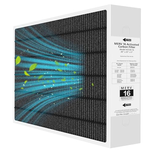 Image of 20x25x5 MERV 16 Air Filter Compatible with Lennox HCC20-28 HVAC System