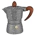 Lwieui Mocha Pot Ekspres do kawy Mocha Dzbanek do kawy Mocha Filtr aluminiowy Ekspres do espresso Narzędzie Filtr Garnek Filtr Kuchenka Ekspresy do kawy (Kolor: Czarny, Rozmiar: 150 ml)