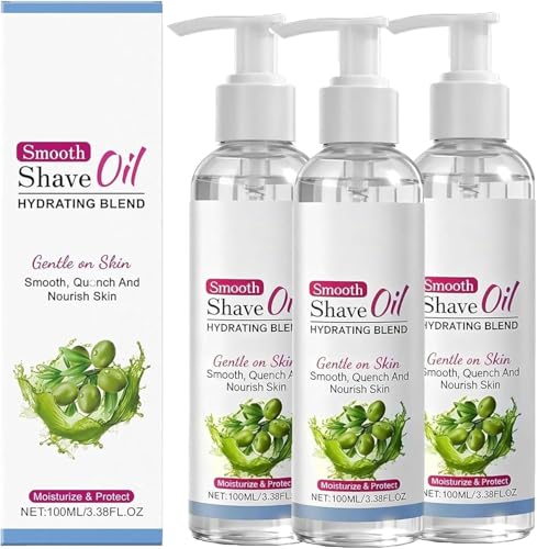 Aceite de Afeitado Suave para Mujeres: Reduce la Irritación, el Enrojecimiento y la Sequedad, de Rápida Absorción, Hidratante No Graso para un Afeitado Cómodo, para Hombres y Mujeres