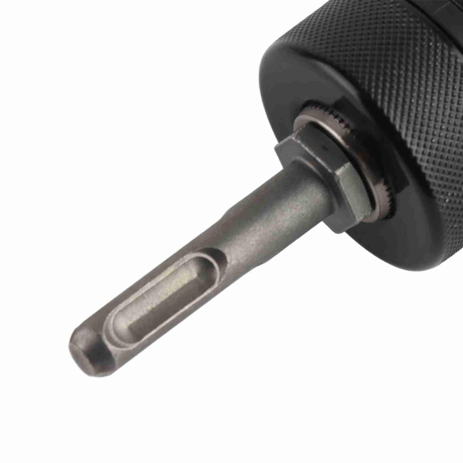 Adapter uchwytu wiertarkowego SDS, Hilitand bezkluczykowy uchwyt do tokarki i wiertarki, bezkluczykowy adapter uchwytu wiertarkowego, 2mm-13mm mocny konwerter narzędziowy z adapterem trzpieniowym SDS