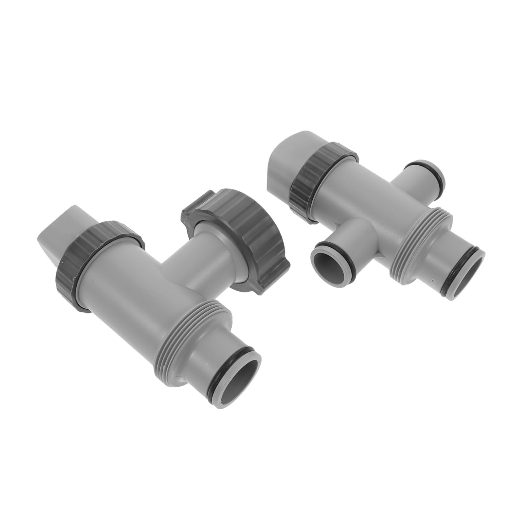 Émbolo de Manguera Dividida Doble para Piscina 1, 25/1, 5 Pulgadas | Pp y Fibra Sintética, Conexión, 1 Juego, Adaptador para Tubo y Control de Agua en Elevadas