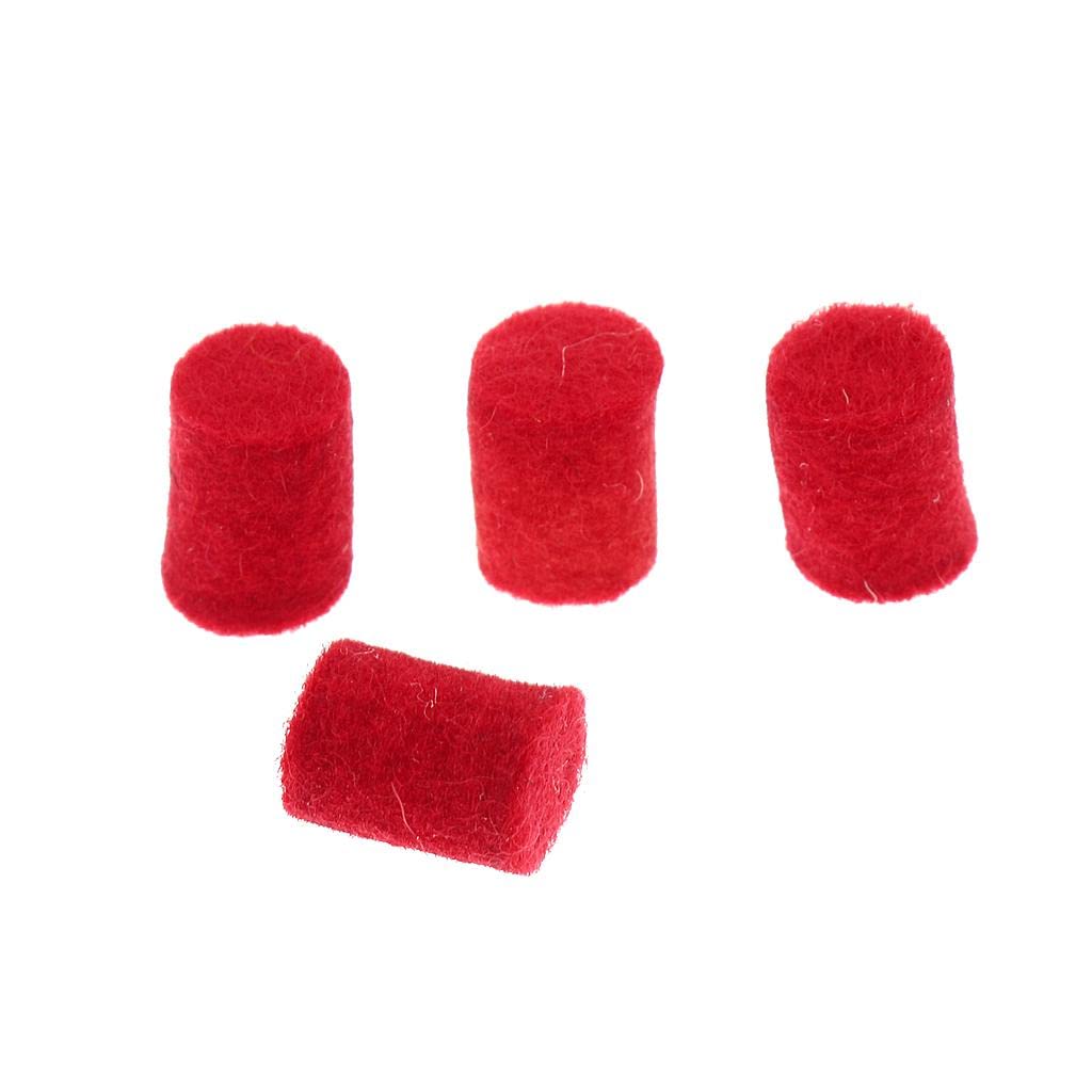 CALANDIS 20pcs Saxophone Bumper Felts Repair Parts for Alto Tenor Soprano Sax Red-image-26
