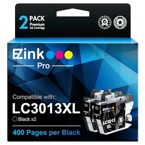Image of E-Z Ink Pro Compatible for Brother LC3011 Black LC3013 Ink Cartridges BK