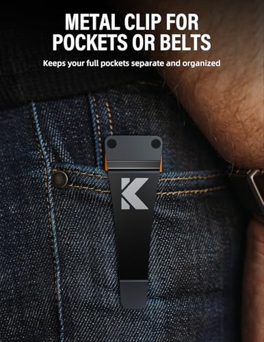 Image of Key Organizer Key Holder Compact Key Case Minimalist Metal Key Chain Key Holder for Keychain Secures 8-10 Keys EDC