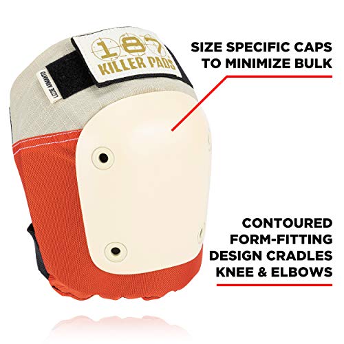 187 Killer Pads Skateboarding Knee Pads, Elbow Pads, And Wrist Guards, Six Pack Pad Set, Lizzie Armanto Signature Edition, L/Xl #TOP1