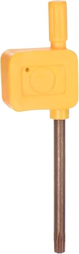 HARFINGTON Destornillador Torx T20 S2 tipo bandera mango estrella llave herramienta manual para equipo de trabajo de vivienda, amarillo