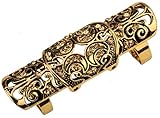 YACQ Women's Full Finger Jointed Long Adjustable Ring - Fit Finger Size 7 to 9 - Knuckle Armor Ring - 2-1/2 Inch Long - Halloween Party Costume Accessories Jewelry Gifts (Antique Gold)