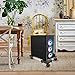 Zerayo Computer Tower Stand,PC Stand Shelf for Floor,CPU Stand with 4 Silent Rolling Casters Mobile Pc Holder,Suitable for Most Game Cases On Computer Tower Floor Stand