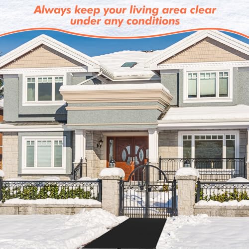 Rossesay XUU-ROSSESAY-0392 Snow Melting System 2 X 5 Ft Snow Melting Mat For Entrances Heated Walkway Mats For Snow Removal With 6 Ft Power Cord 110V, 2 Inch/H Melting Speed, For Walkway Doorway Stair Sidewalk Roof thumb #6