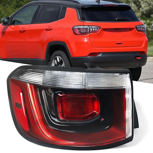 Huray Left Outer Tail Light Fit for Jeep Compass 2021-2024 LH by Huray - Used condition - US$82.23