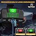 UUYEE Headlamp Rechargeable 2Pack, Super Bright Head Lamp, Adjustable Focus LED Headlamp, 90°Angle Head Lights for Forehead, 4Mode Headlight, Headlamps for Adults Hard Hat Camping Essentials Gear