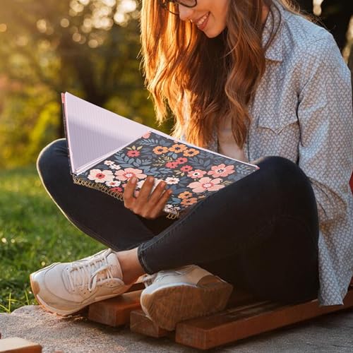 Image of CAGIE Spiral Notebook 8.5 x 11 for Women, Hardcover, College Ruled