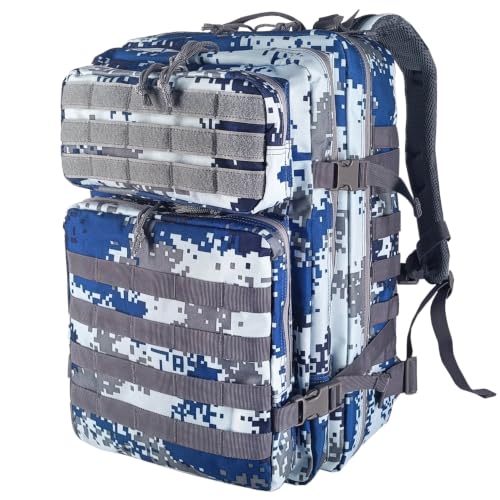 HEMSO Militär Rucksack Herren,45L Groß Rucksack Wasserdicht Outdoor Assault Survival Wanderrucksack Herren… – Ansicht 1
