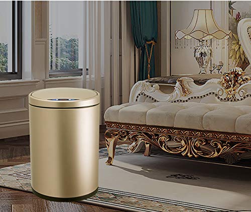 Poubelle en acier inoxydable touchless 9L Moonlightsilver durable - 5