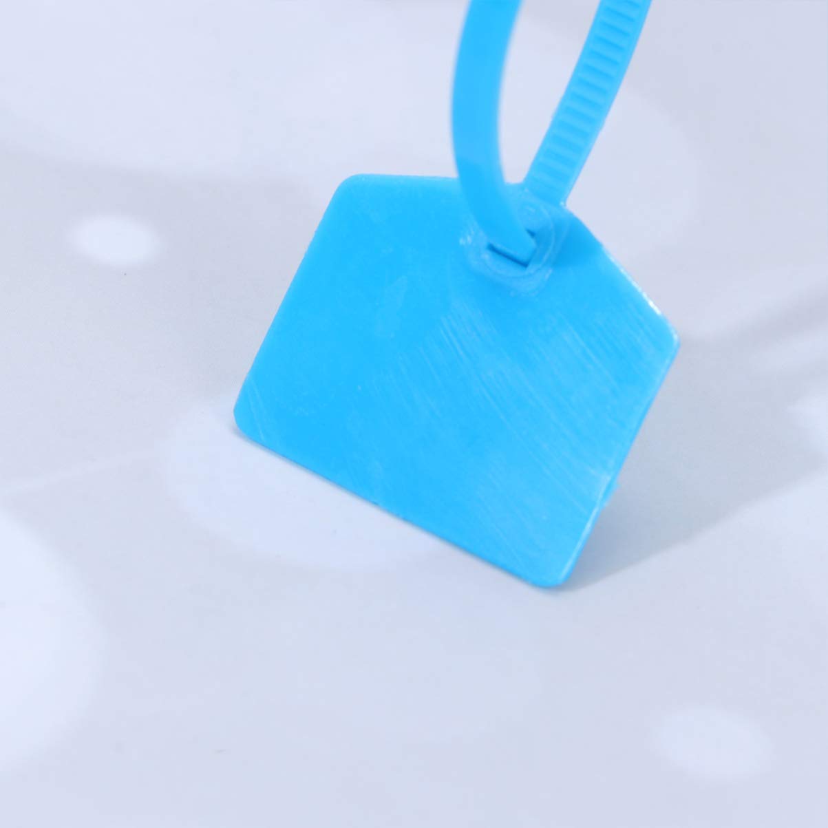 HOMSFOU 300pezzi Nylon Self-locking Cable Tie Etichette Per Per Elettricisti e Casa Casuale