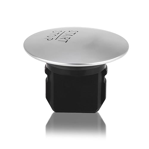 Keenso Botón de arranque sin llave Motor Go Start Button C300 CL550 ML350 GLK350 E350 S550 C Clase 2015 2215450714 Accesorios Piezas